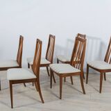 Chaises de salle à manger en teck du milieu du siècle par Leslie Dandy pour G-Plan, années 1960, lot de 6