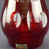 Cut crystal vase from Bohemia