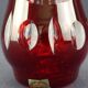 Cut crystal vase from Bohemia