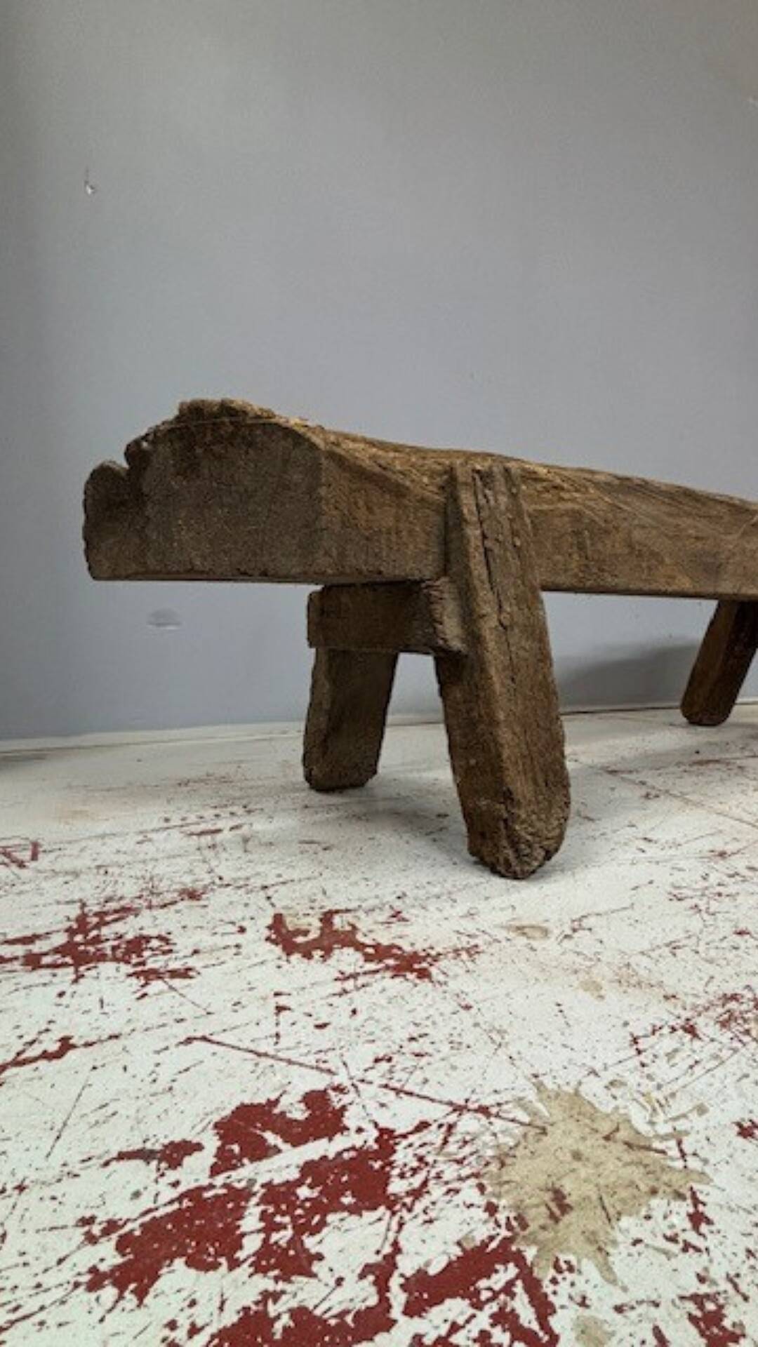 Wooden bench - Old beam