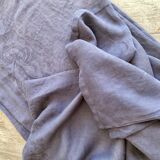 Damask tablecloth "elephant grey"- cotton threads - 320x200 cm