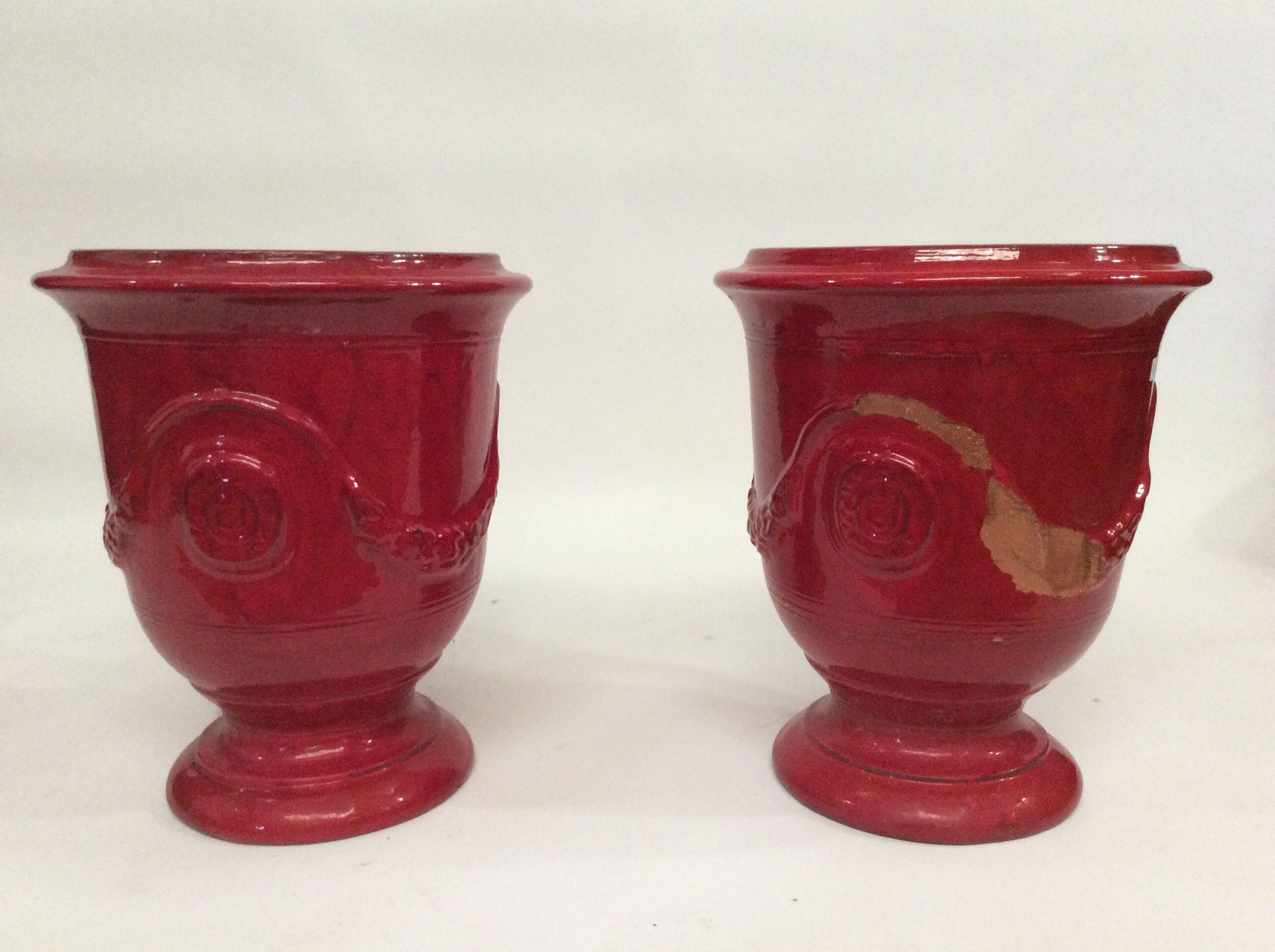 Paire de vases Anduze Selency