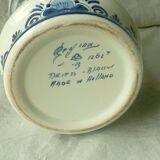 Delft blue earthenware tobacco pot regina holland