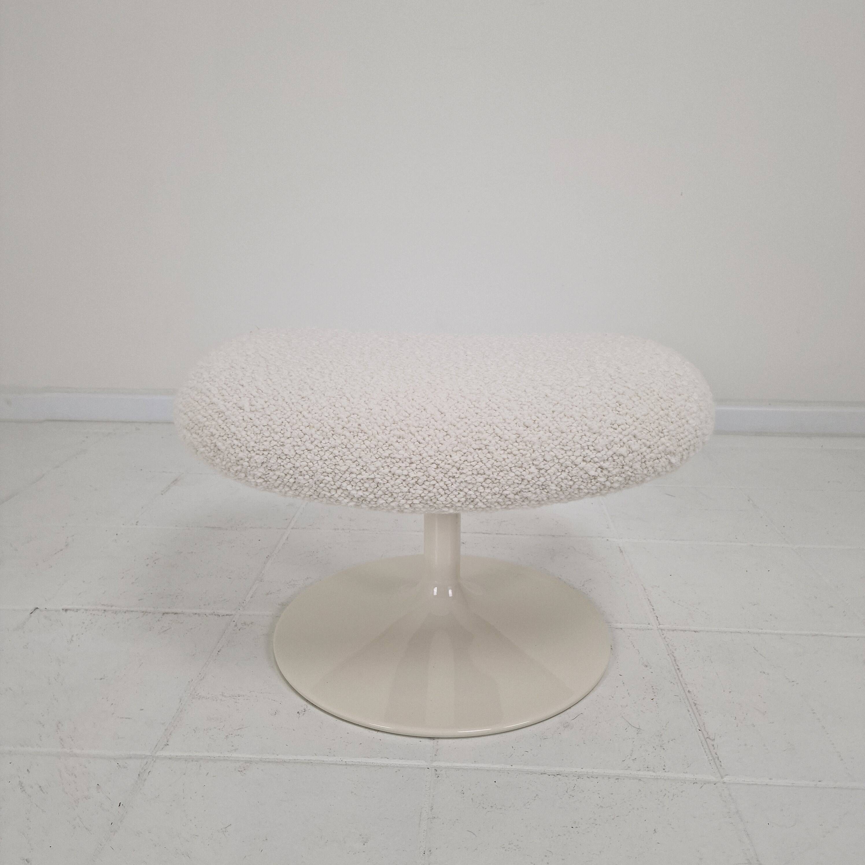 F518 Lounge Chair with Ottoman by Geoffrey Harcourt for Artifort, 1970s