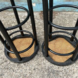High rattan bar stools