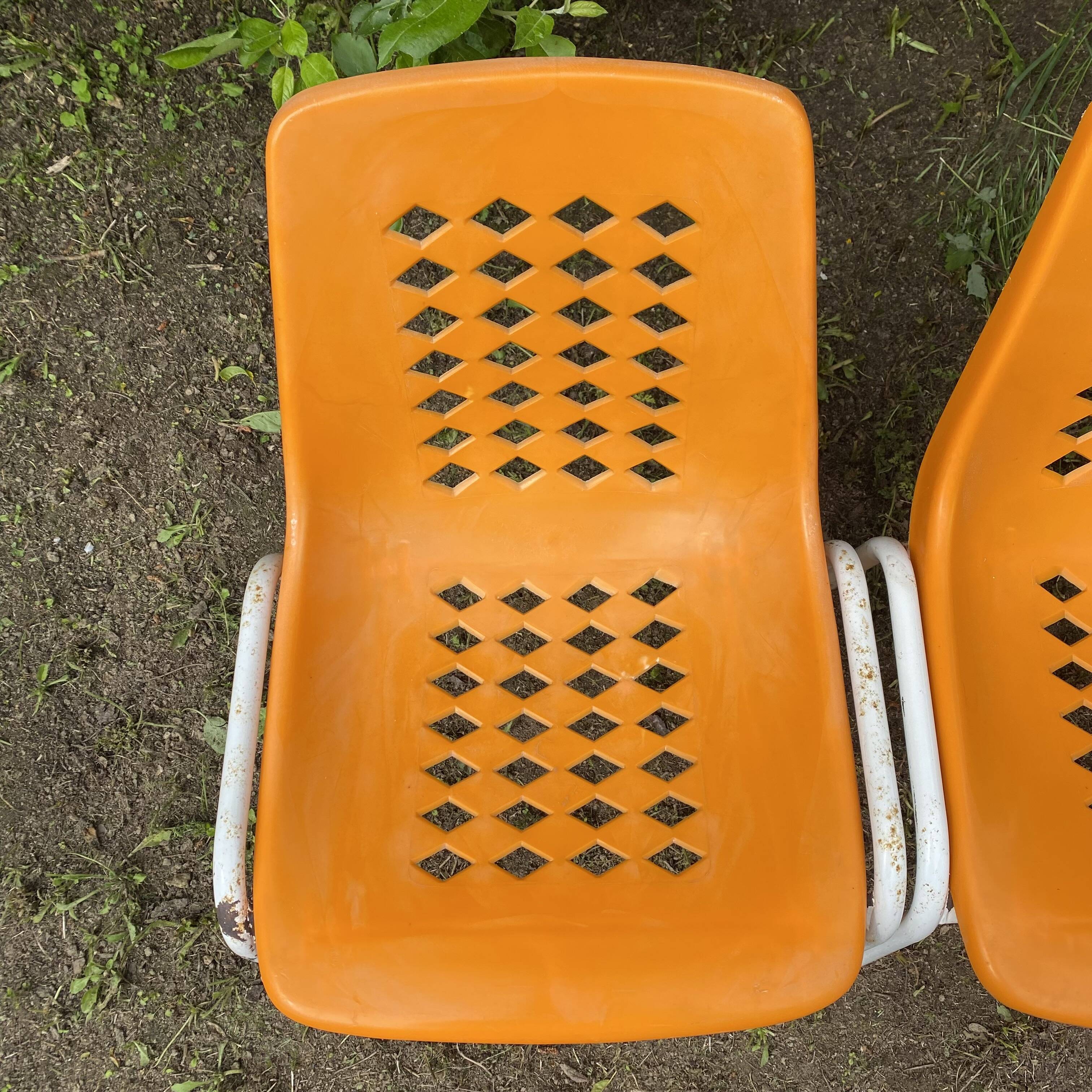 Bar terrace chairs, 70s