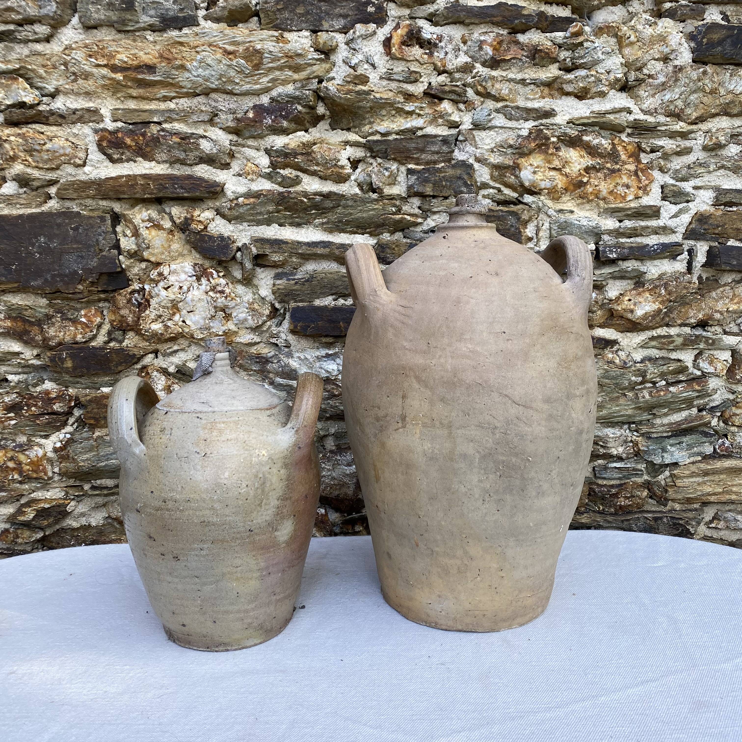 Antique terracotta jars
