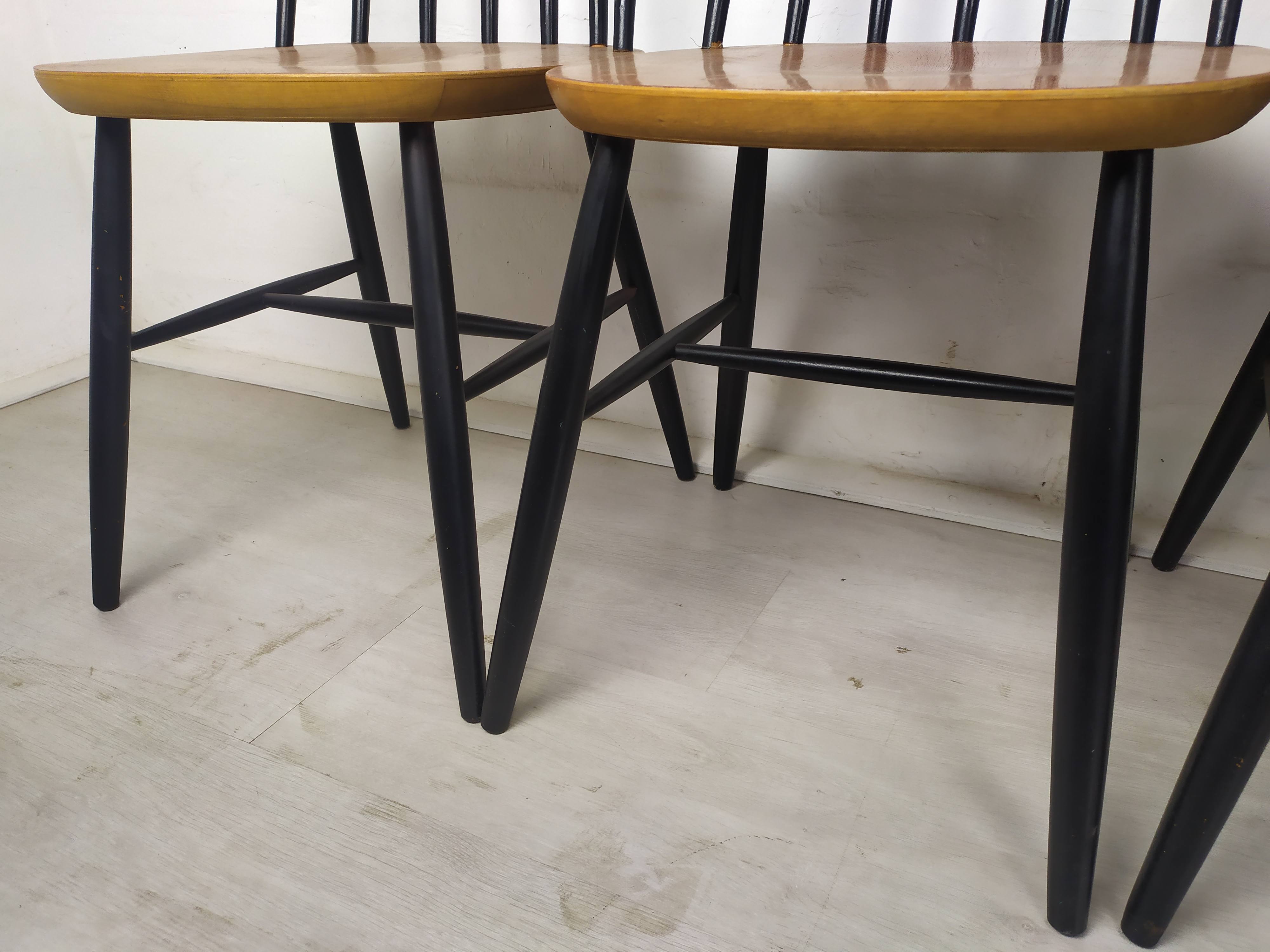 6 Scandinavian chairs