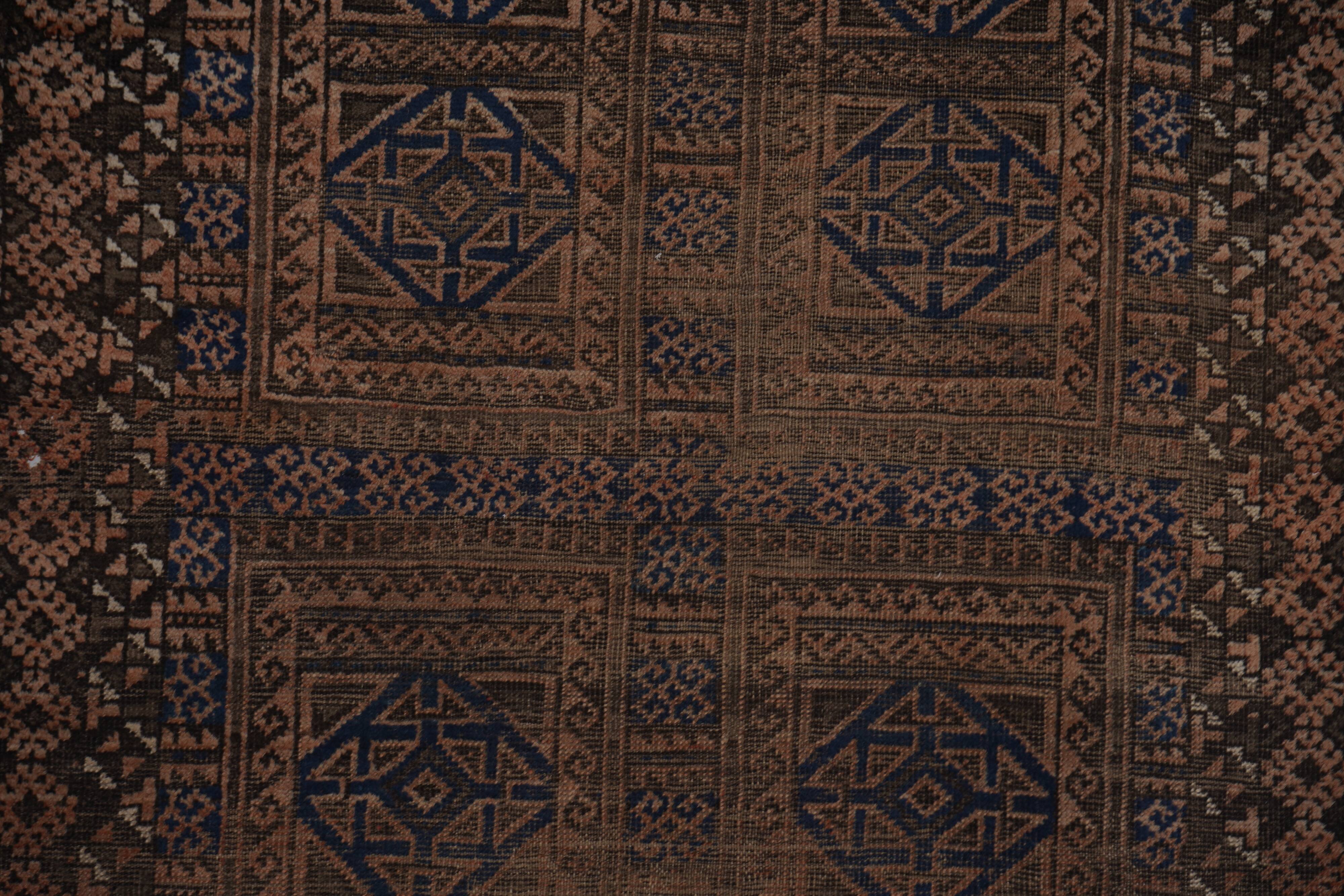 Vintage Turkish Oushak Handwoven Rug 125x212 cm