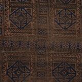 Vintage Turkish Oushak Handwoven Rug 125x212 cm