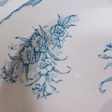 4 vintage hollow plates in iron earth from L&G model Carnations 220517