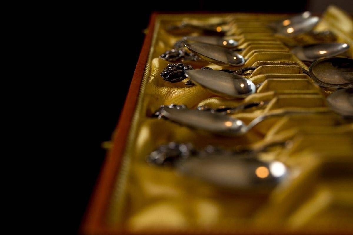 Vintage Dessert Teaspoons in Silver, 1948, Set of 14