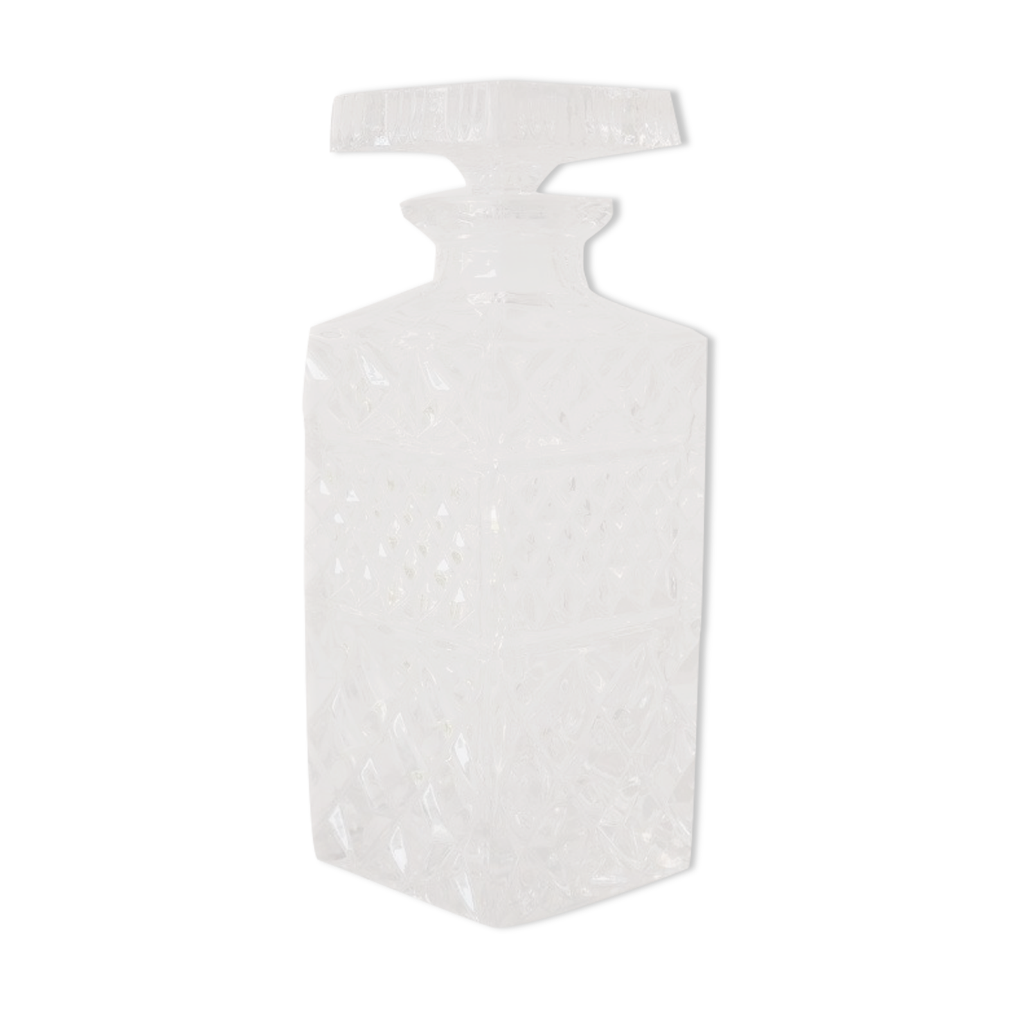 Glass whisky decanter