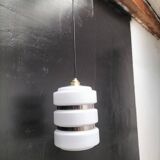 Vintage opaline suspension