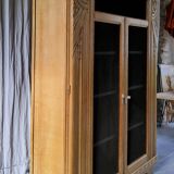 Restored Art Deco library cabinet
