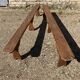 Pair of wooden benches