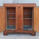 Butcher's buffet ice chest from the Art Deco period in oak