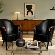 2 designer armchairs by Umberto Asnago for Giorgetti Italy