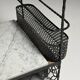Side table drinks table marble