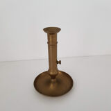 Brass pusher candle holder