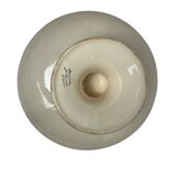 Art Deco, Saint Clément earthenware fruit bowl on foot circa 1930