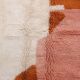 Tapis berbère Azilal terracotta et pêche moderne
