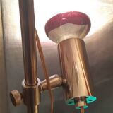 Vintage floor lamp 3 chrome spots France 1970