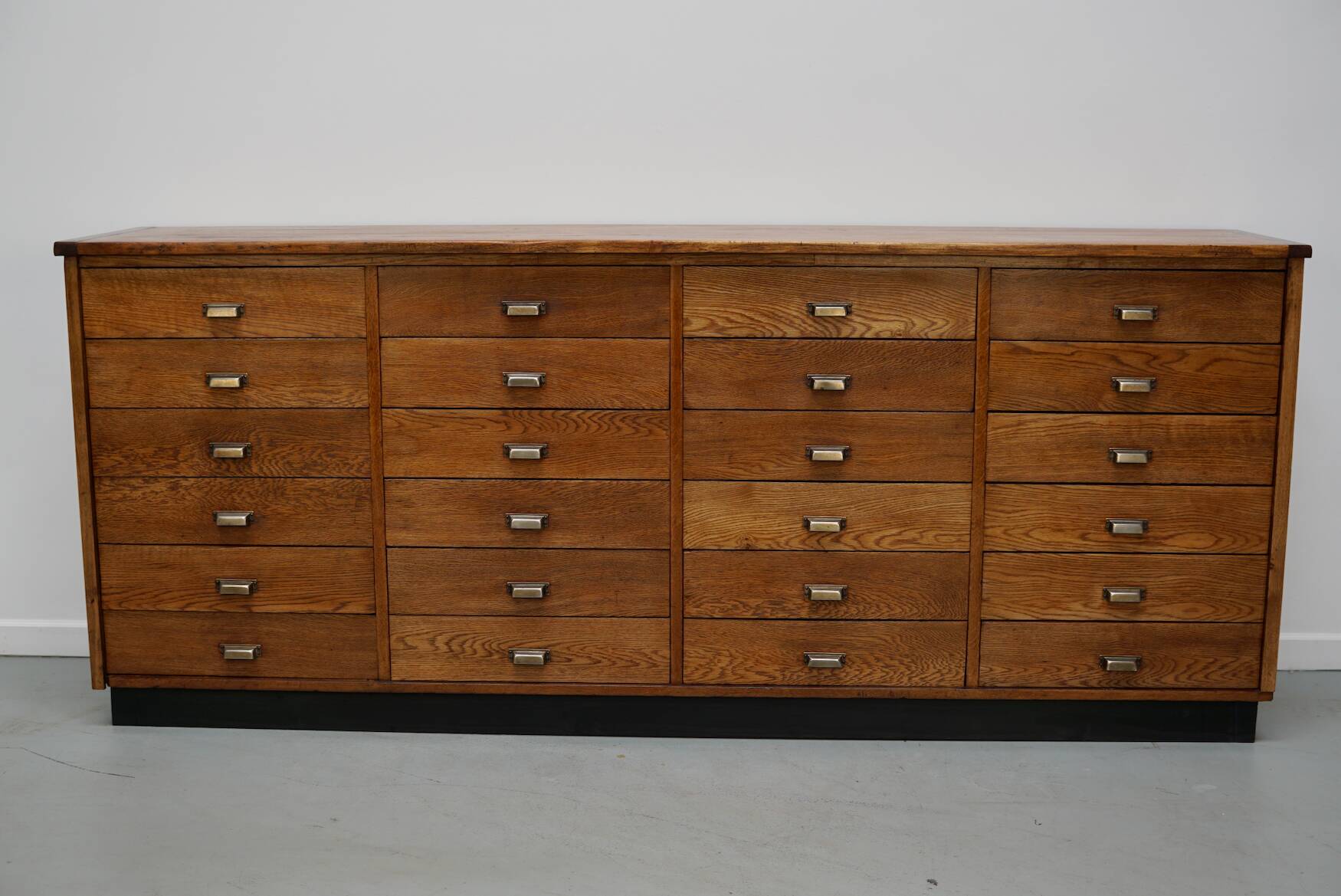 Dutch Oak Apothecary / Filing Cabinet or Sideboard, 1950s
