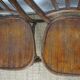 6 chaises bistrot Baumann années 1920-30