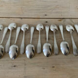 12 silver-plated spoons