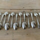 12 silver-plated spoons