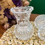 Small crystal vases