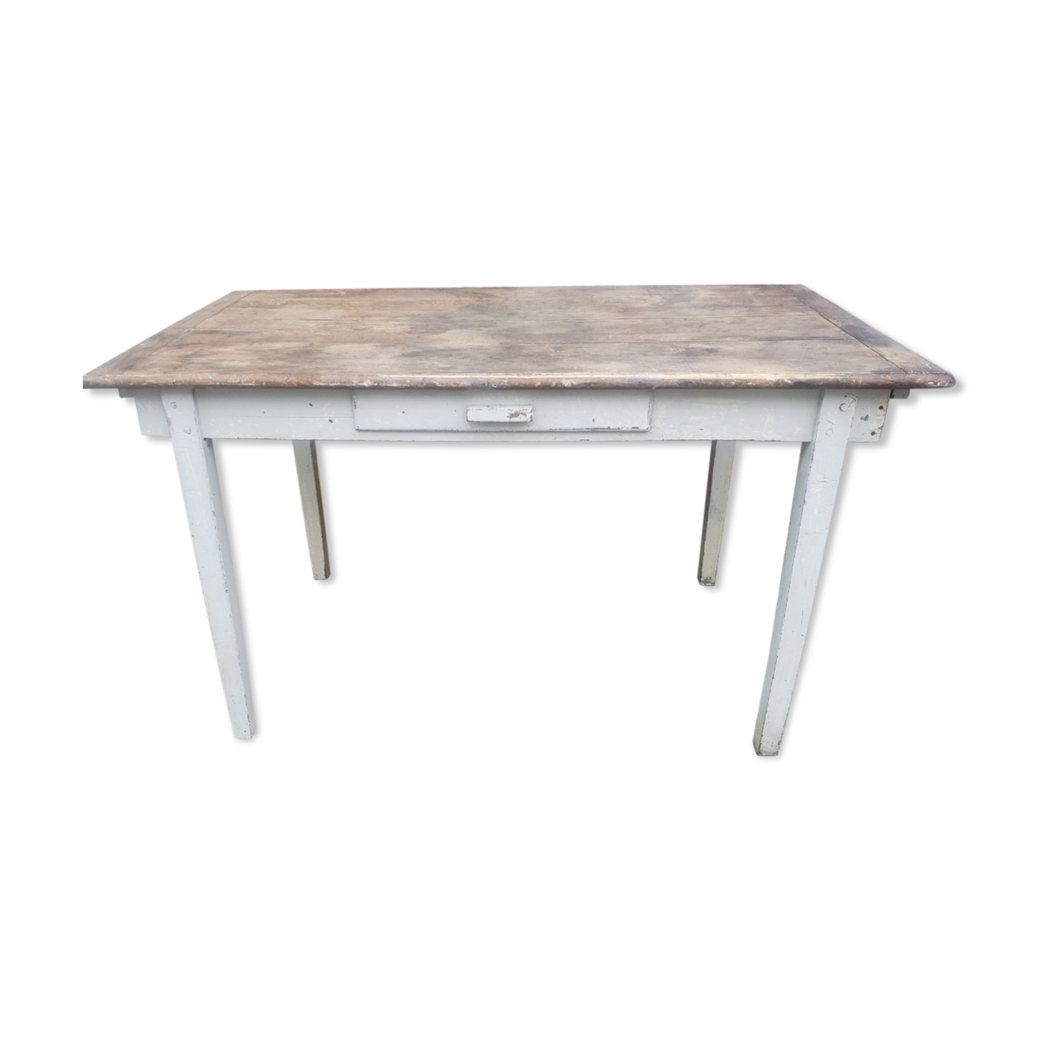 Natural patina farm table
