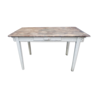 Table de ferme patine naturelle
