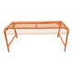 Banc design IKEA modèle Västeron en métal orange vers 1980 par Inml