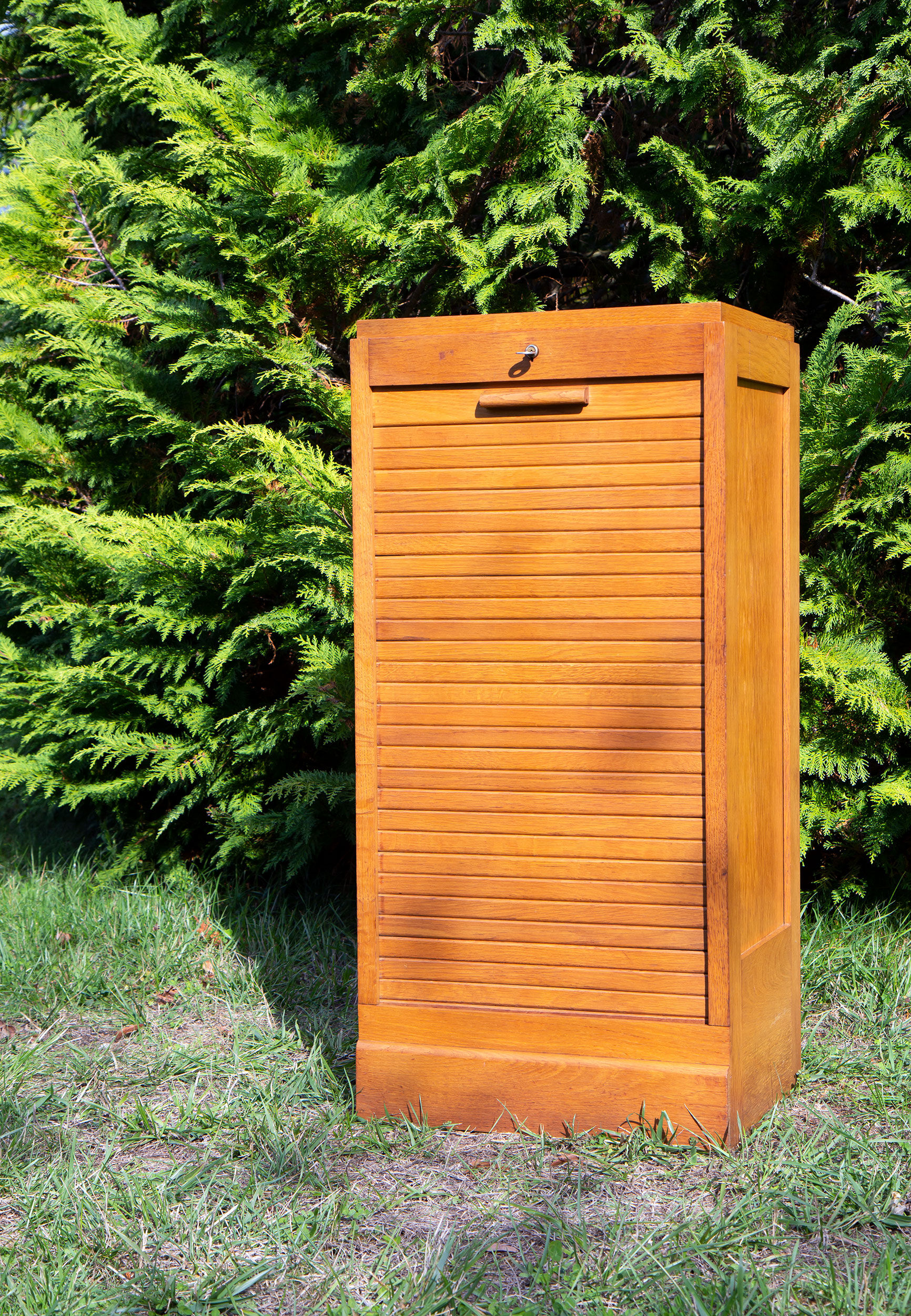 Old oak curtain binder, 40s-50s