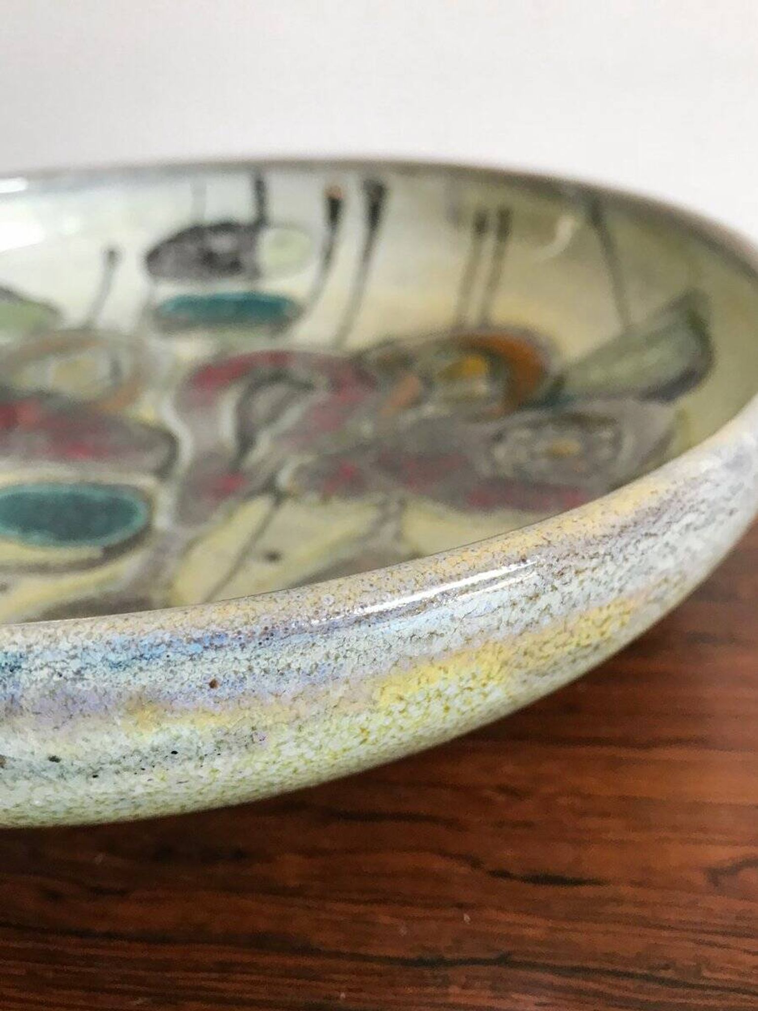 Centre de table en céramique italienne de Lega Faenza, années 1960.