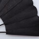 Large dark fan weft - 168 cm