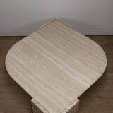 Table basse en travertin, 1980