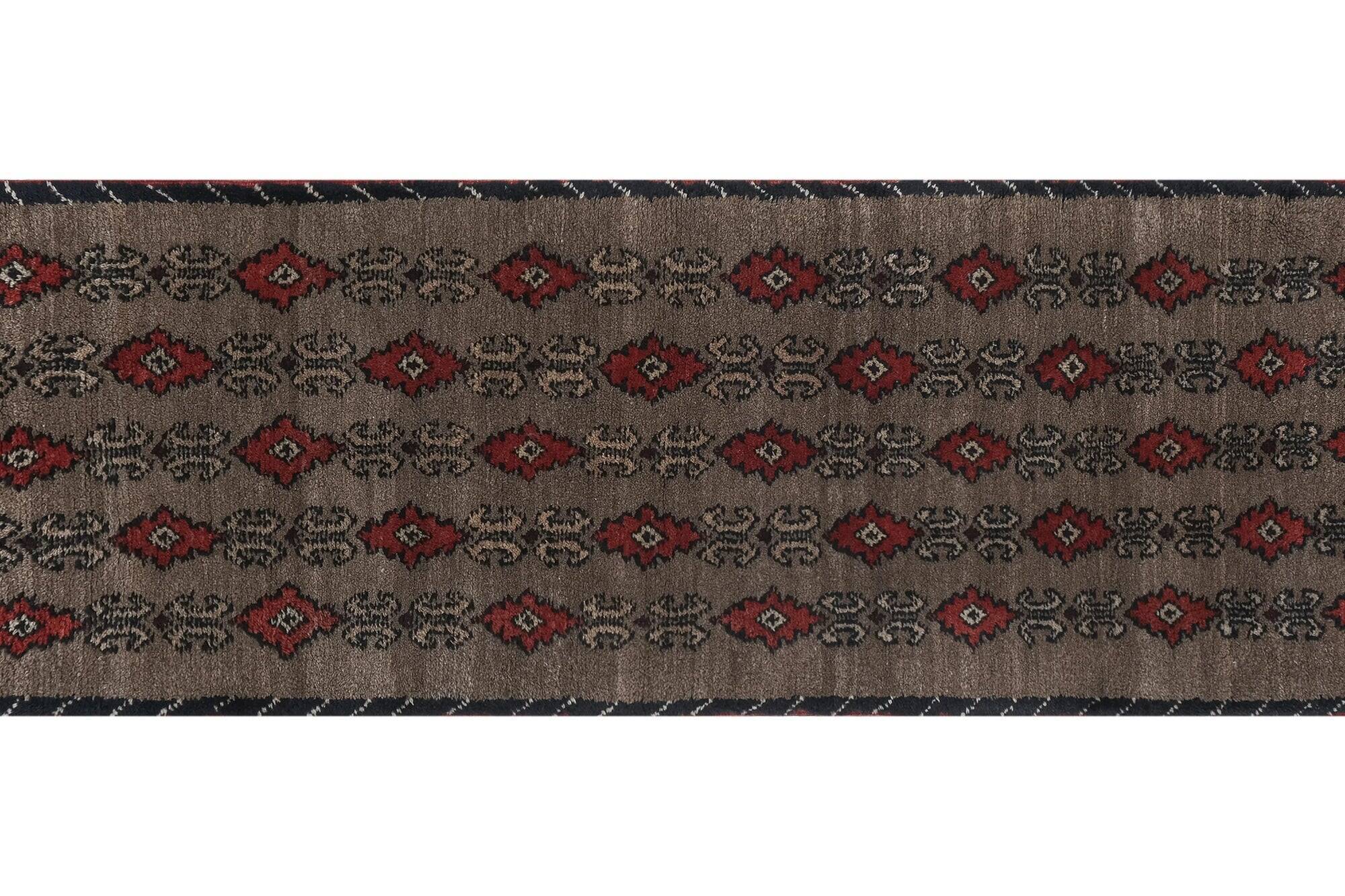 Vintage Turkish hallway rug 74x224 cm