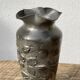 Art nouveau era pewter vase signed Jules Louis Rispal