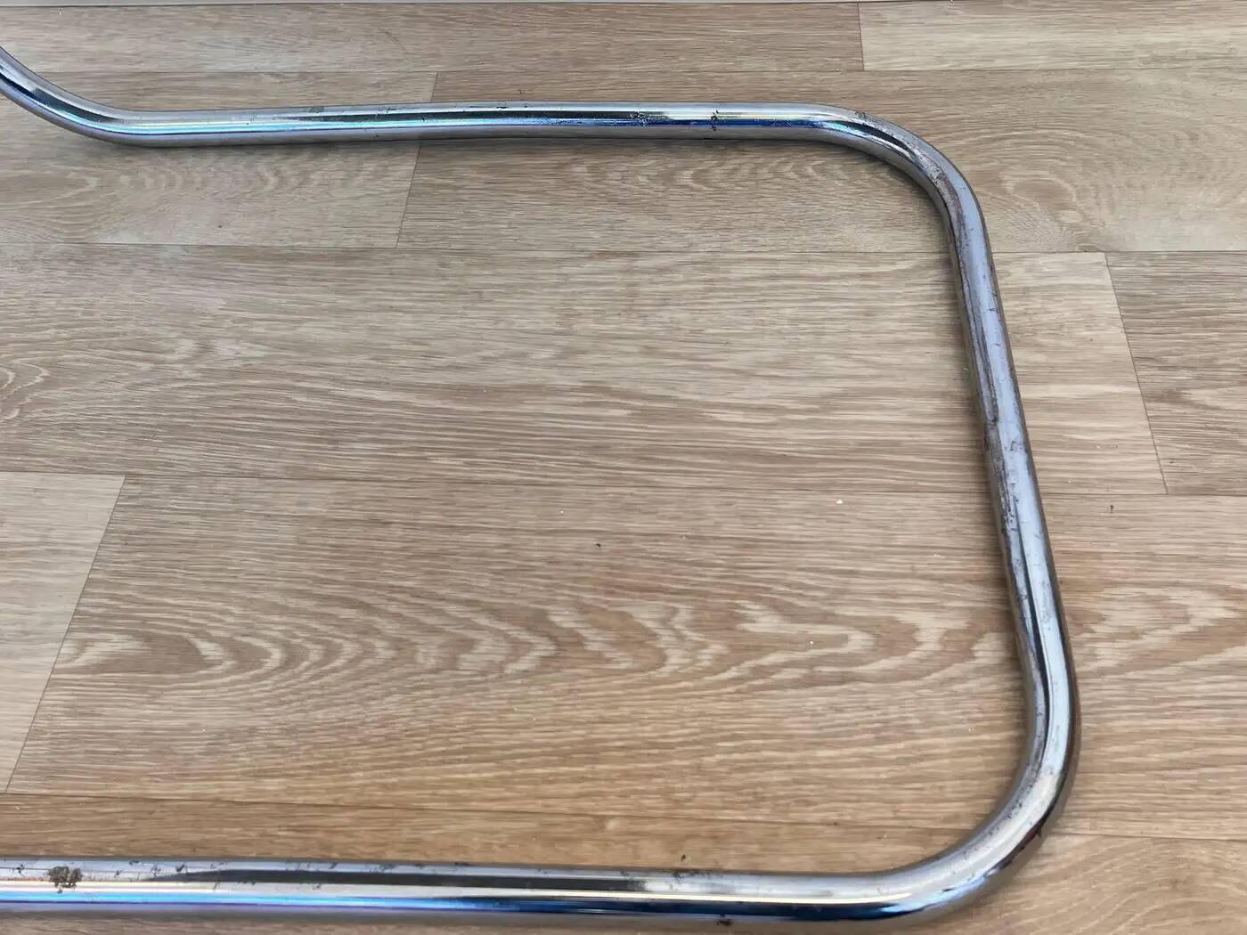 Tubular steel chrome Bauhaus chair / Thonet, Mart Stam, 1930 (Eisengarn)