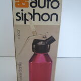 Vintage blue siphon 1960