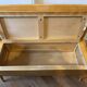 Banc coffre enfant bois 1950 vintage