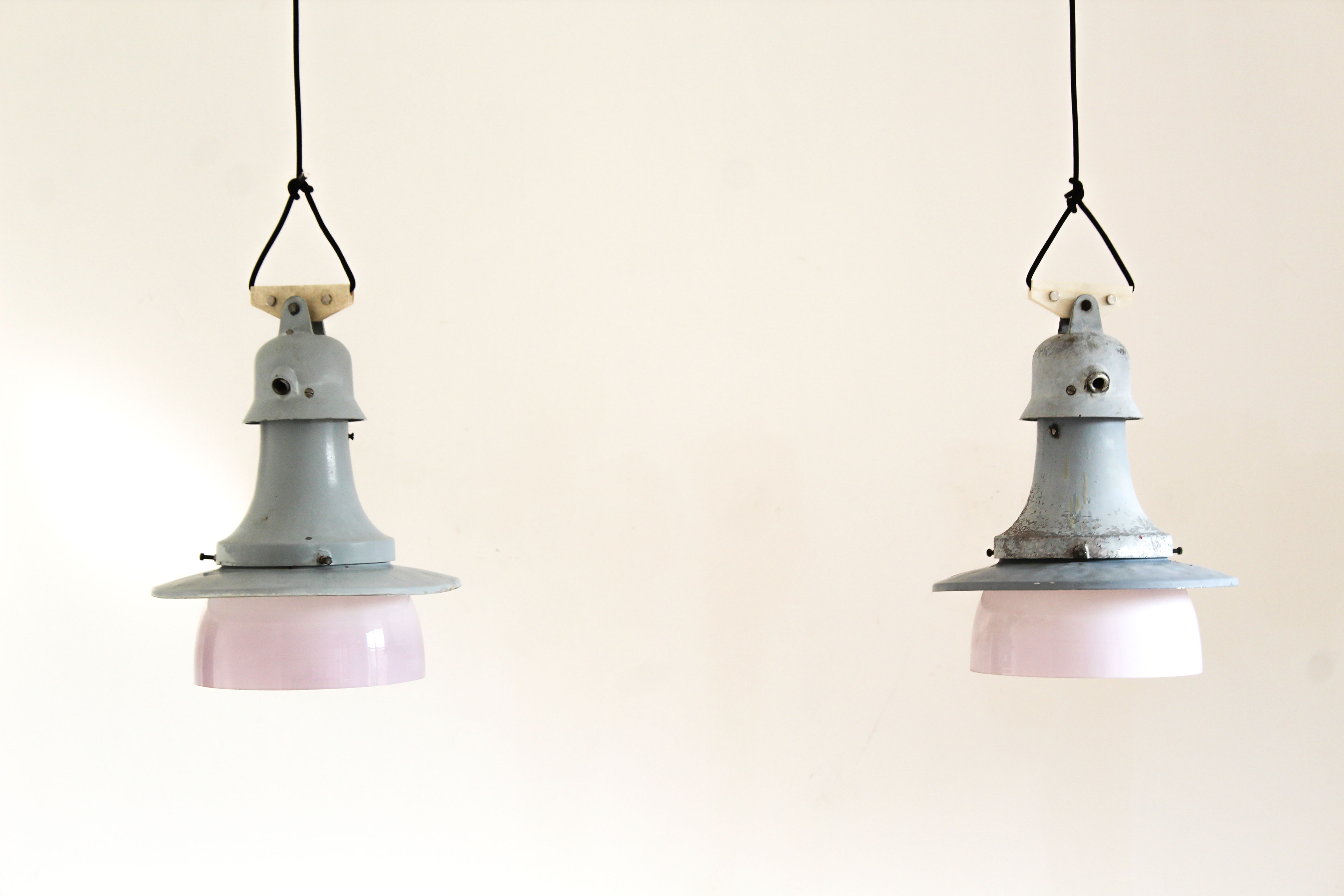 Pair of street lamps, Italy 1970s