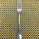 Silver-plated dessert fork from Christofle, Marly