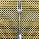 Silver-plated dessert fork from Christofle, Marly