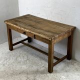 Solid wood farm table