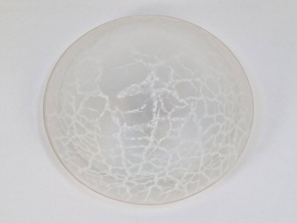 Vintage Mushroom Ceiling Lamp in Glass, 1970s