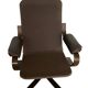 Scandinavian rocking and swivelling armchair – bent wood and leather